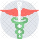 Caduceo Asclepio Simbolo Icono