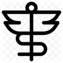 Caduceo Icono