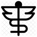 Caduceo Icono