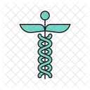 Caduceo Medico Salud Icono