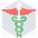 Caduceo Medicos Signo Icono