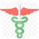 Caduceo Medicos Signo Icono