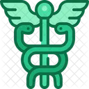 Caduceo Medicos Ala Icono