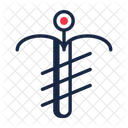 Caduceo Icono