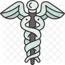 Caduceus Symbol Medical Icon
