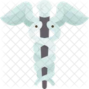 Caduceus Symbol Medical Icon