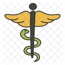 Caduceus Medical Sign Medical Symbol Icon