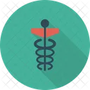 Caduceus Medical Medicalsymbol Icon