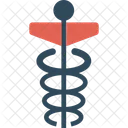 Caduceus Medical Medicalsymbol Icon