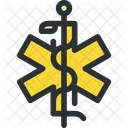 Caduceus Cross Ambulance Icon