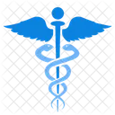 Caduceus Medical Symbol Hermes Staff Icon