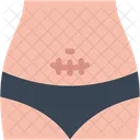 Caesarean Abdomen Surgery Icon