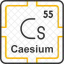 Caesium Preodic Table Preodic Elements Icon