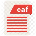 Caf Format Document Icon