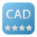 Cad Tipo De Arquivo Arquivo De Extensao Ícone