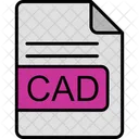 Cad Arquivo Formato Ícone