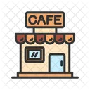 Cafe Restaurant Building Icon