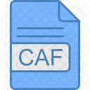 Caf Arquivo Formato Ícone