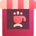 Cafe Coffee Building Icon