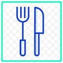 Ifork Knife Cafe Restaurant Icon