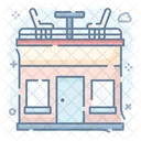 Cafe Table Cafe Stall Cafe Shop Icon