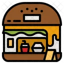 Cafe Fastfood Shop Icon
