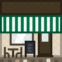 Cafe Shop Building Icon