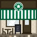 Cafe Shop Building Icon