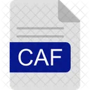 Caf Arquivo Formato Ícone