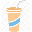 Cafe Froid Tasse Jetable Tasse A Jus Icon