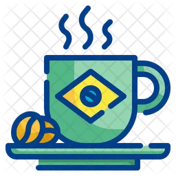 Café brasil  Ícone