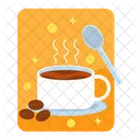 Café caliente  Icono