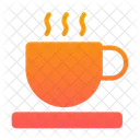 Café caliente  Icono