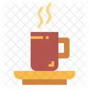 Café caliente  Icono