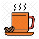 Café caliente  Icono