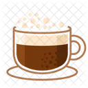 Cafe Com Leite Cafe Xicara Icon