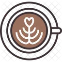 Café com leite  Ícone