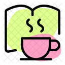 Café con libro  Icono