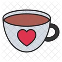 Corazon de cafe  Icono