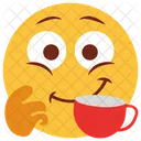 Emoji de café  Ícone