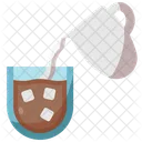 Café helado  Icono