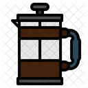 Cafe Food And Restaurant French Press Icon