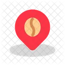 Cafe Location Pin 아이콘