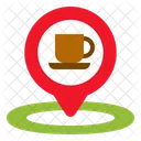 Localização do café  Ícone