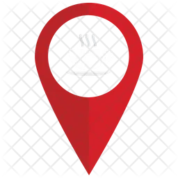 Cafe location pin  Icon