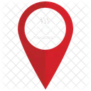 Cafe Location Pin Geo Pointer Marker Icon
