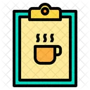 Menu Coffee Clipboard Clipboard Icon