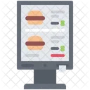 Order Terminal Burger Icon