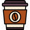 Café para llevar  Icono