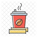 Café para llevar  Icono